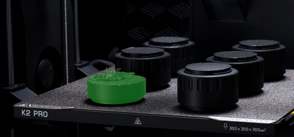 Камера зі ШІ виявляє збій друку, такий як 'спагеті'.